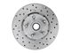LEED Brakes MaxGrip Lite 4-Piston Front Spindle Mount Disc Brake Conversion Kit with MaxGrip XDS Rotors; Anodized Calipers (70-73 Mustang w/ Front Drum Brakes & 5-Lug)