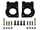 LEED Brakes MaxGrip Lite 4-Piston Manual Front Disc Brake Conversion Kit with MaxGrip XDS Rotors; Anodized Calipers (71-73 Mustang w/ Front Drum Brakes)