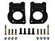 LEED Brakes Power Front Disc Brake Conversion Kit with 7-Inch Brake Booster, Master Cylinder and MaxGrip XDS Rotors; Black Calipers (64-66 Mustang w/ Automatic Transmission & 5-Lug)