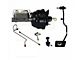 LEED Brakes Power Front Disc Brake Conversion Kit with 8-Inch Brake Booster, Master Cylinder, Brake Pedal and MaxGrip XDS Rotors; Zinc Plated Calipers (67-69 Mustang w/ Manual Transmission & 5-Lug)