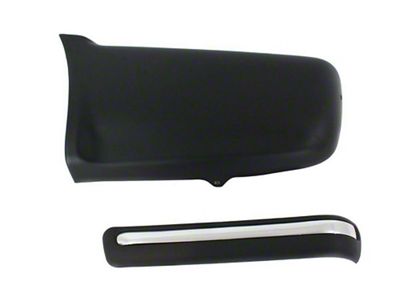 Left Rear BUMPER EXTENSION W/O Moulding HOLES P BLAZER/JIMMY 95-97