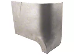 Left Rear Fender Repair Section For Leading Edge - Stamped Steel - Ford Passenger