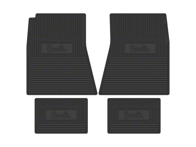 Floor Mats,Chevelle,Black,68-72