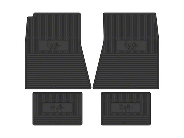 Legendary Auto Interiors Chevelle Floor Mats, Chevelle SS, Black, 1968-1972