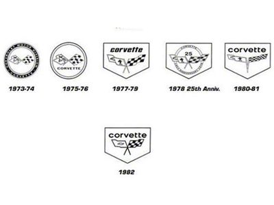 Legendary Auto Interiors Ltd Cargo Mat, Rubber, With Logos 25-00077 Corvette 1970-1982