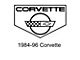 Legendary Auto Interiors Ltd Rubber Floor Mats, With C4 Logo 25-13662 Corvette 1984-1996