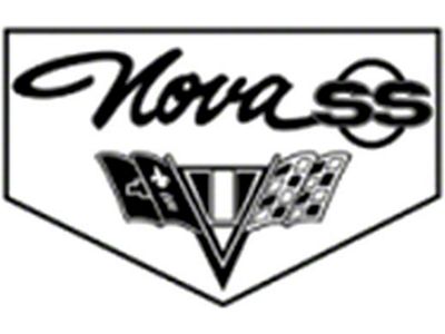 Legendary Auto Interiors Nova Rubber Floor Mats, With Nova Script, SS Emblem And Flag, 1965 (Nova, Super Sport SS Coupe, Two-Door)