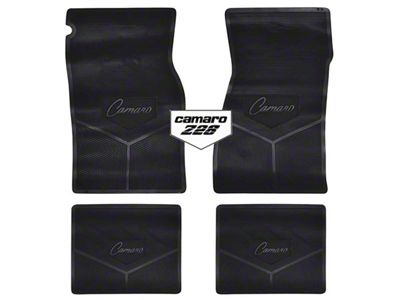 Legendary Auto Interiors, Rubber Floor Mats, With Block Camaro Script, Z28 Emblem 33-11358 Camaro 1979-1981