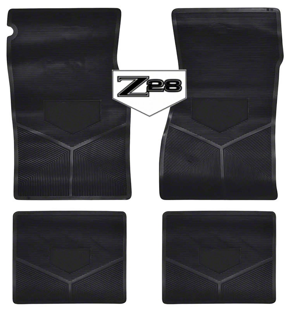 Lloyd Mats Custom Velourtex Floor Mats For 1970-1981 Camaro Z28 – Choose Carpet Color & Logo