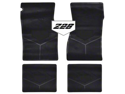 Legendary Auto Interiors, Rubber Floor Mats, With Z28 Emblem 33-11373 Camaro 1979-1981