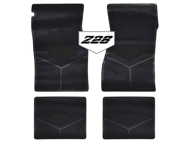 Legendary Auto Interiors, Rubber Floor Mats, With Z28 Emblem 33-11373 Camaro 1979-1981