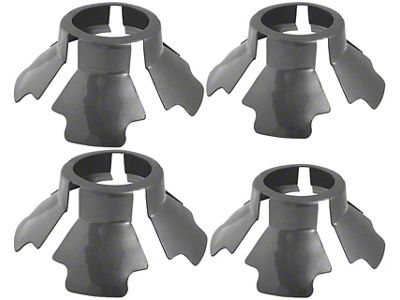 Legendary HB44/HB45 Alloy Wheel Lug Nut Cover Set, Charcoal