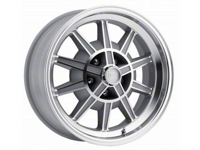 GT7 Machined Clear Coat Wheel; 15x7; 7mm Offset (64-73 Mustang)