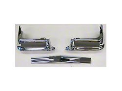 3-Piece Front Bumper; Chrome (1963 Impala)