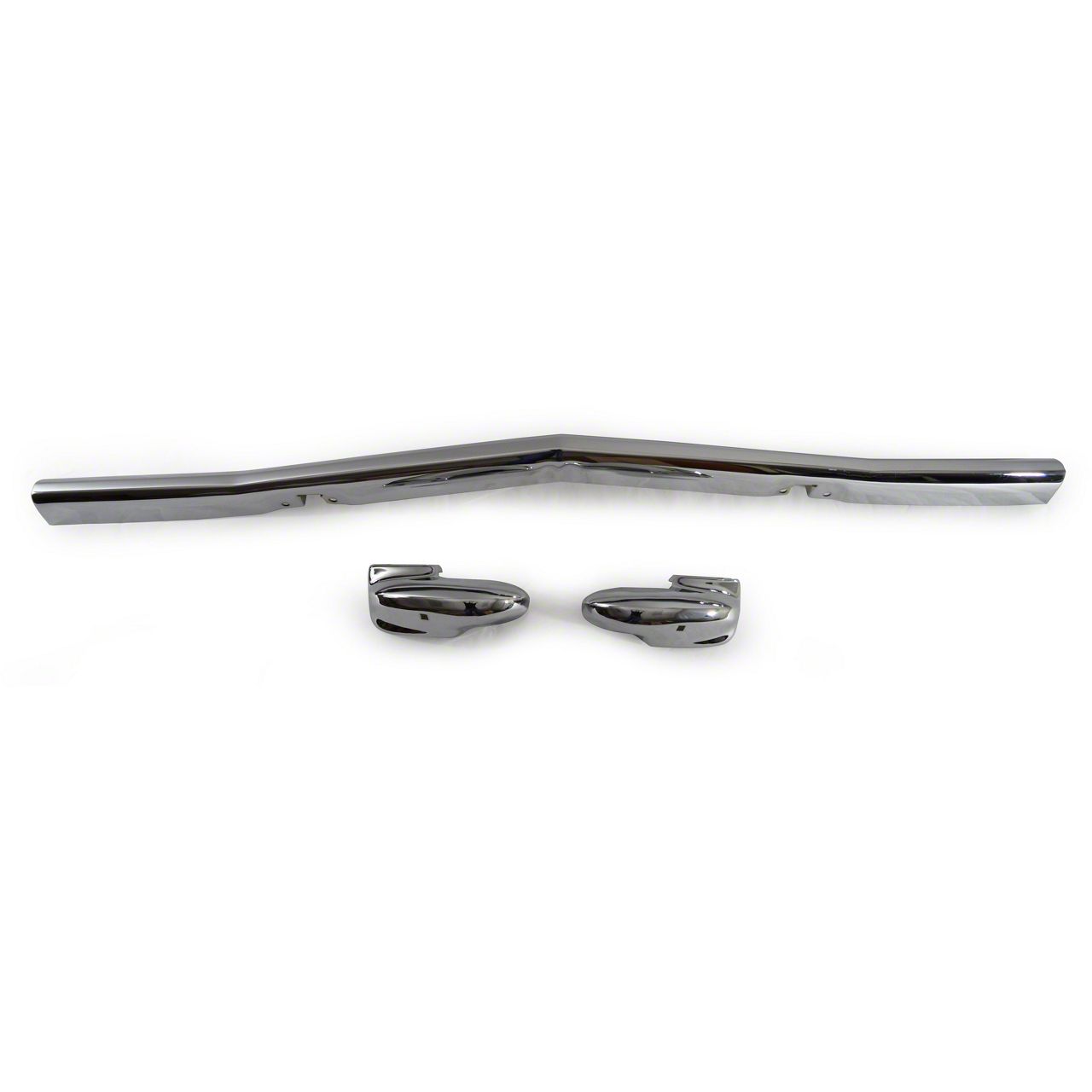 Ecklers 3-Piece Front Bumper; Chrome (1965 Impala)