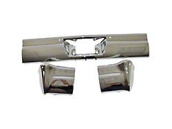 3-Piece Rear Bumper; Chrome (1965 Impala)