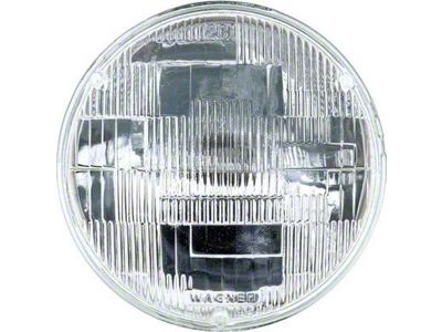 5-3/4-Inch Sealed Beam Headlight; Chrome Housing; Clear Lens (58-85 Impala; 86-93 Caprice)