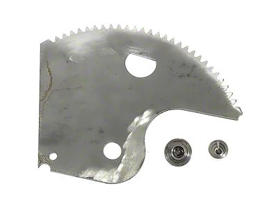 Door Window Regulator Gear Plate Kit (59-60 Biscayne, Impala, Parkwood)