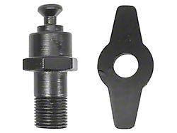 Front Drum Brake Anchor Bolt Pin with Butterfly Guide Plate (58-64 Biscayne, Impala)
