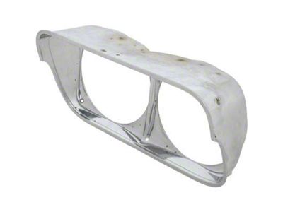 Headlight Bezel; Passenger Side (1968 Biscayne, Caprice, Impala)