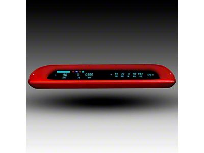 LED Digital Gauge Panel; Teal (63-64 Impala)