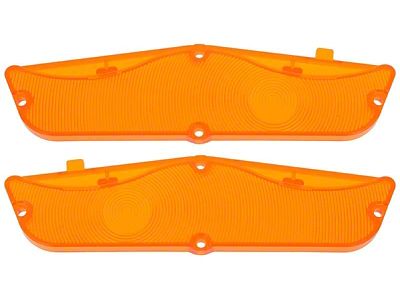 Parking Light Lenses; Amber (1962 Biscayne, Impala)