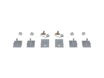 Rear Back Glass Lower Corner Molding Trim Clips (59-60 Impala 4-Door Hardtop)