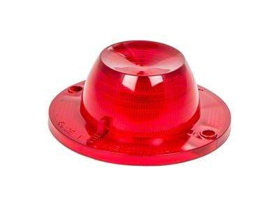 Tail Light Lens; Red (1962 Biscayne, Impala)