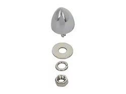 License Plate Fasteners, Double Bullet, 8 pieces
