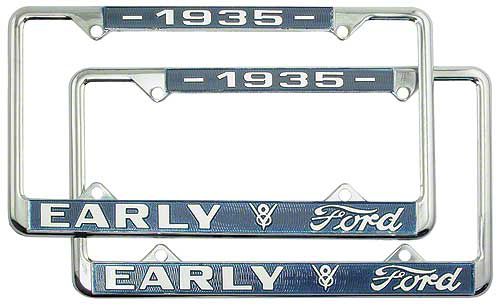 Chrome License Plate Holder For 1948 Ford Car & Pickup – Front Or Rear, FDM MFG