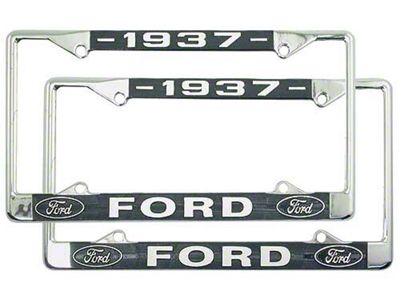 License Plate Frame - 1937 Ford