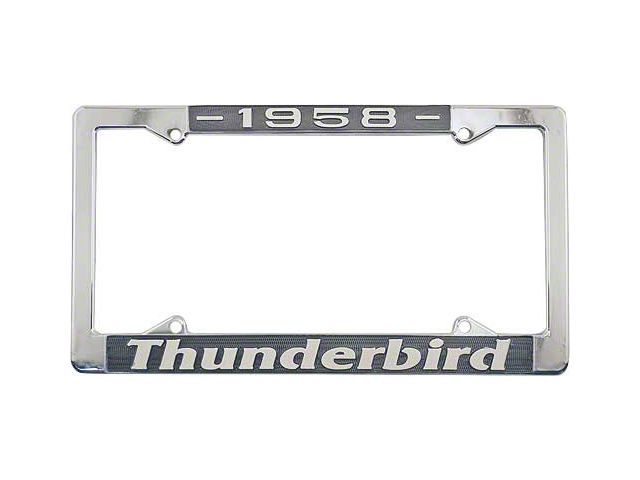 License Plate Frame, 1958 Thunderbird