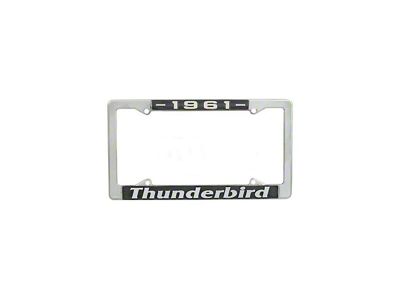 License Plate Frame, 1961 Thunderbird
