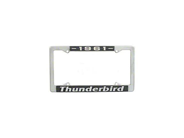 License Plate Frame, 1961 Thunderbird