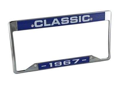 License Plate Frame - 1967