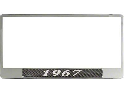 License Plate Frame - 1967