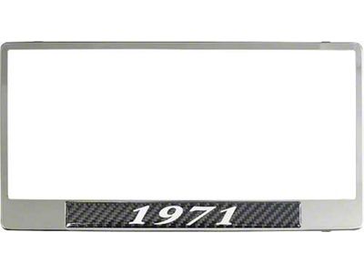 License Plate Frame - 1971