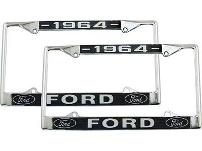 1964 Ford License Plate Frame