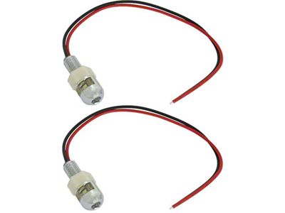 License Plate Mounting Bolts with LED Lights, 12 Volt
