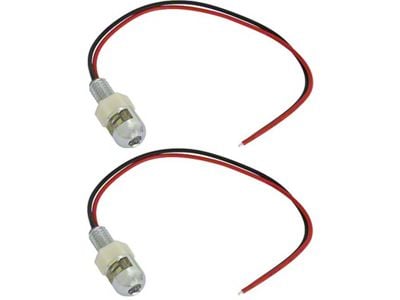 License Plate Mounting Bolts with White LEDs