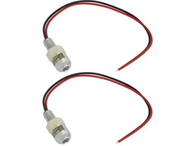 License Plate Mounting Bolts with White LEDs