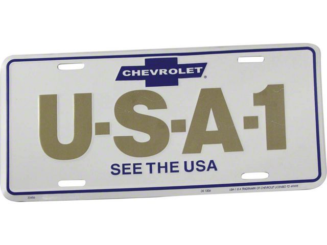 License Plate Frame; See The USA (Universal; Some Adaptation May Be Required)