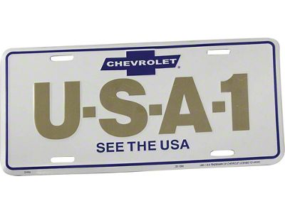 License Plate Frame; See The USA (Universal; Some Adaptation May Be Required)