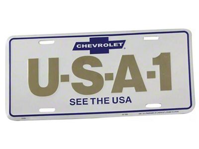 License Plate Frame; See The USA (Universal; Some Adaptation May Be Required)