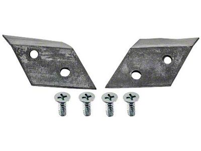 Liftgate To Side Panel Drain Weatherstrips - Black Rubber -With Screws