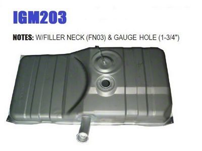 Liland Global Fuel Tank with Filler Neck; 1.75-Inch Gauge Hole (75-77 Camaro)