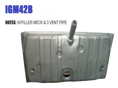 Liland Global Fuel Tank with Filler Neck and 3-Inch Vent Pipe (71-73 Camaro)