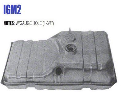 Liland Global Fuel Tank without Filler Neck; 1.75-Inch Gauge Hole (74-81 Camaro)