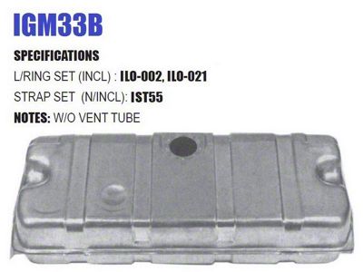 Liland Global Fuel Tank without Vent Tube (68-69 350-350 HP V8 Corvette C3)