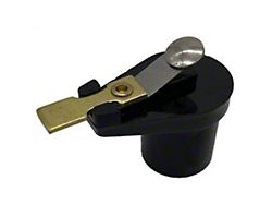 Liland Global Distributor Rotor; Black; Brass Contact (55-56 235 I6/265 V8 150, 210, Bel Air, Nomad)